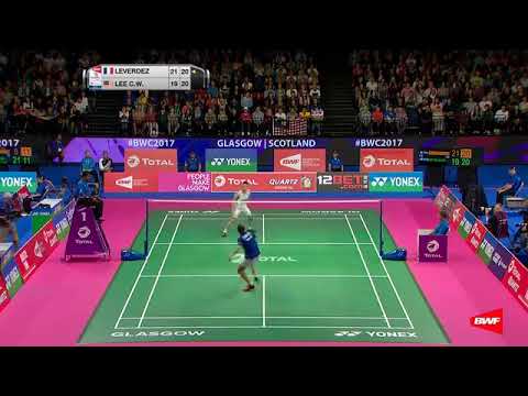 Brice Leverdez France vs Lee Chong Wei Malaysia