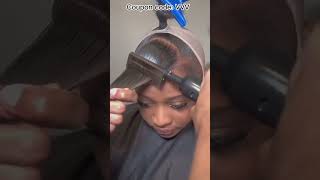🍻1/2 Half Down Tutorial: Quick Weave Straight Hairstyle w/Swoop Ft.#ELFINHAIR Human Hair