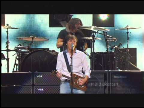 Paul McCartney Foo Fighters Nirvana live 121212concert Cut Me Some Slack