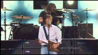 Paul McCartney Foo Fighters Nirvana live 121212concert Cut Me Some Slack
