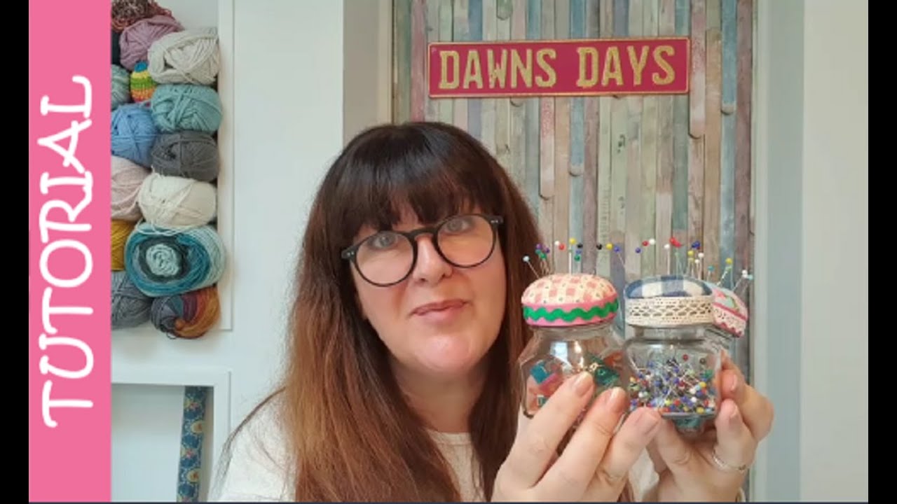 How to Make a Pin Cushion Jar | Quick Gift Ideas