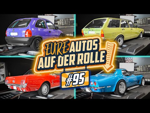 V8 POWER und ERSTAUNLICHE Leistung im MANTA! - Prüfstandstag Halle77 - MARCO nimmt EURE Autos ran!