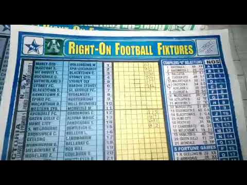 Week 46, 2019 Aussie Football Pools Sure Banker Pair