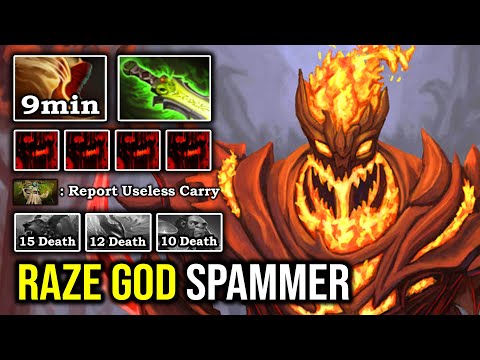 HOW TO BLINK RAZE LIKE A SF SPAMMER with 9min Boots No Mercy 100% Counter Pro Axe & Ursa DotA 2