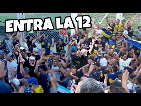 "Así fue la ENTRADA de la 12 EN EL NUEVO GASOMETRO vs SARMIENTO" Barra: La 12 &bull; Club: Boca Juniors &bull; País: Argentina
