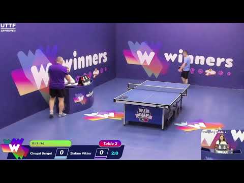 WINners CUP table 2  21.01  Chugai Sergei - Ziakun Viktor 18:00