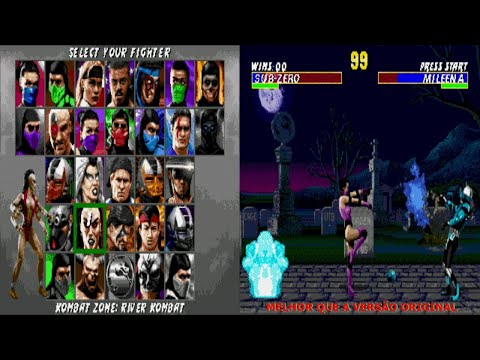 Ultimate Mortal Kombat 3 Deluxe Supreme (MEGA DRIVE) [MELHOR QUE O ORIGINAL ANOS LUZ] #120 GamePlay