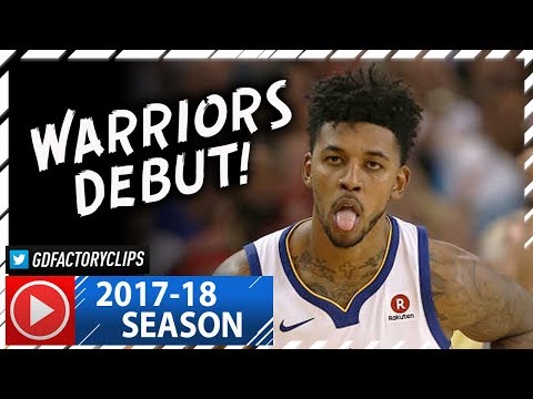 Nick Young Full Highlights vs Rockets (2017.10.17) - 23 Pts, Warriors Debut!