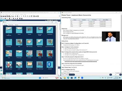 2.7.6 Packet Tracer - Implement Basic Connectivity