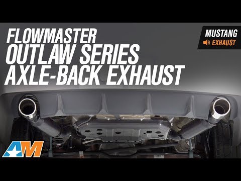 2005-2010 Mustang GT & GT500 Flowmaster Outlaw Series Axle-Back Exhaust Sound Clip & Install