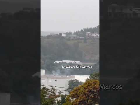 Dia chuvoso em São Marcos no Rio Grande do Sul. #turismoRS #clima #chuva #domingo