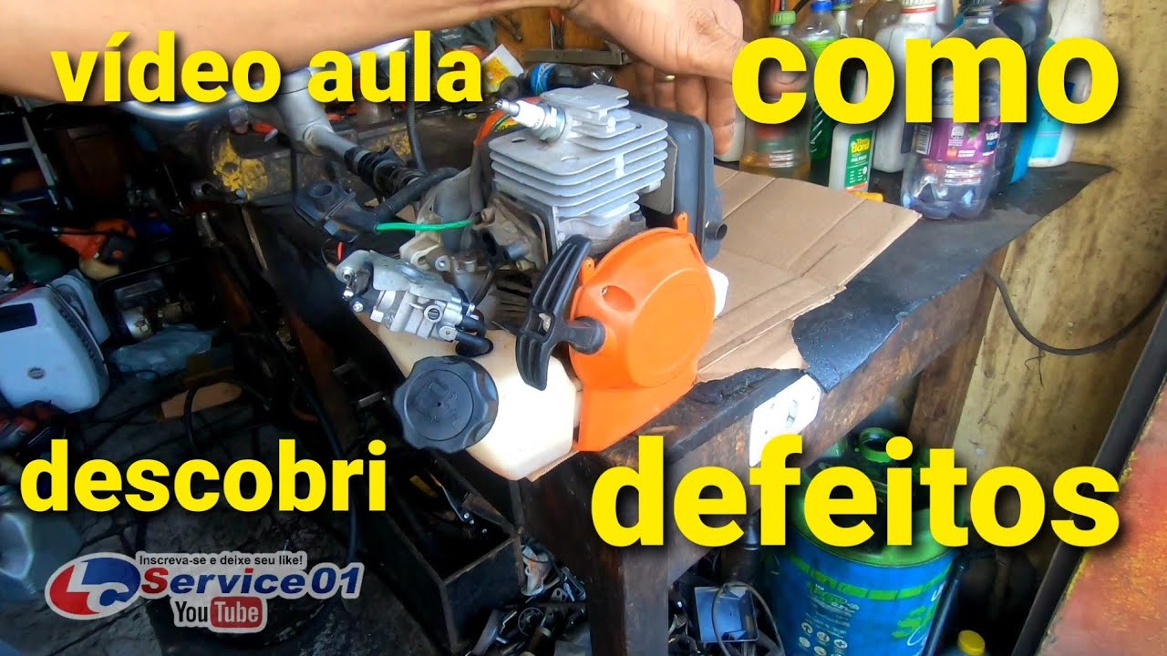 #Roçadeira #importada  Roçadeira não quer pegar  vídeo aula por honde começa os testes