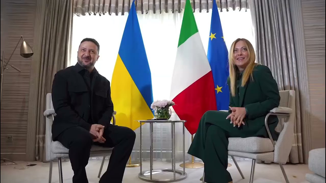 GIORGIA MELONI INCONTRA ZELENSKY AL VERTICE NATO DI ANKARA