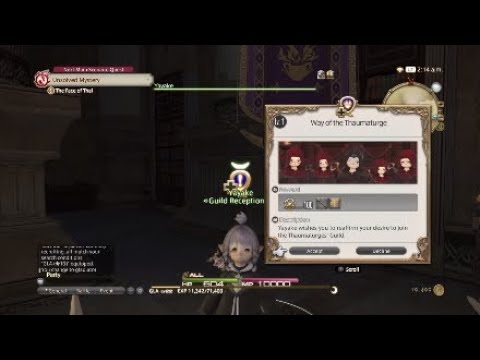 FINAL FANTASY XIV: A Realm Reborn - Thaumaturge's Guild Quest (Lv. 1) - Way of the Thaumaturge