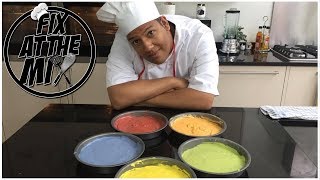 How To Make A Rainbow Cake! - Fix At The Mix (Episode One)