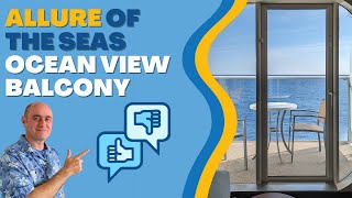 Allure of the Seas - Ocean View Balcony - Room Tour - Royal Caribbean - 4K