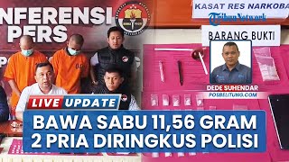 Kedapatan Bawa Sabu Seberat 11,65 Gram, 2 Pelaku Dibekuk Satres Narkoba Polres Belitung di Pelabuhan
