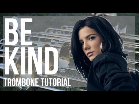 How to play Be Kind by Marshmello and Halsey on Trombone (Tutorial)