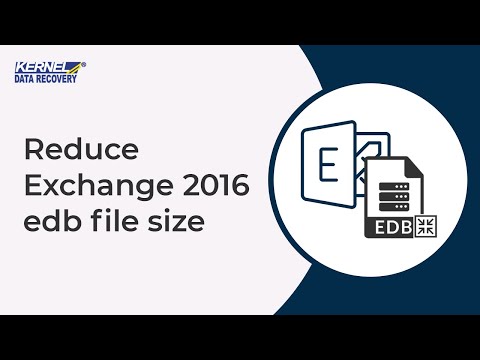 Reduce Exchange 2016 EDB file Size
