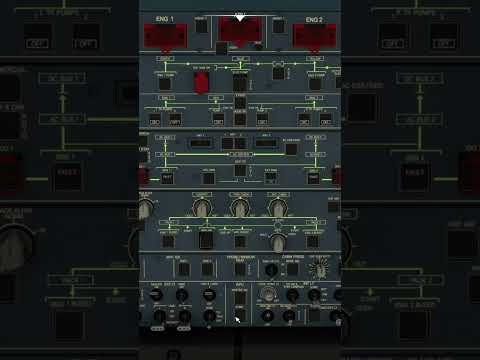 Tutorial on how to start up the Airbus A320  #aviation #tutorial #airbus