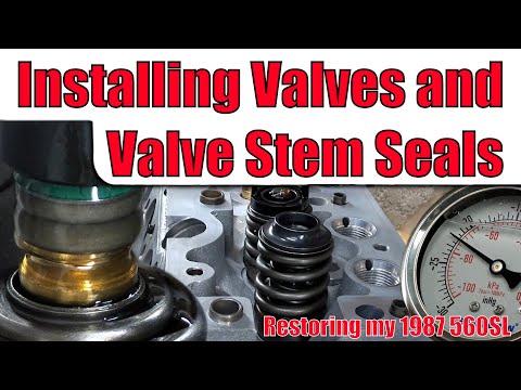 560SL - Installing Valves & Valve Stem Seals