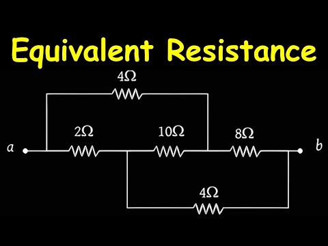 Equivalent Resistance | Series and Parallel Resistors | Solved Circuit Example  | Step by Step