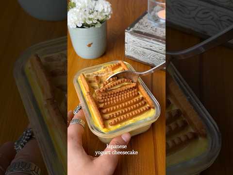 VIRAL 2 ingredients Japanese yogurt cheesecake