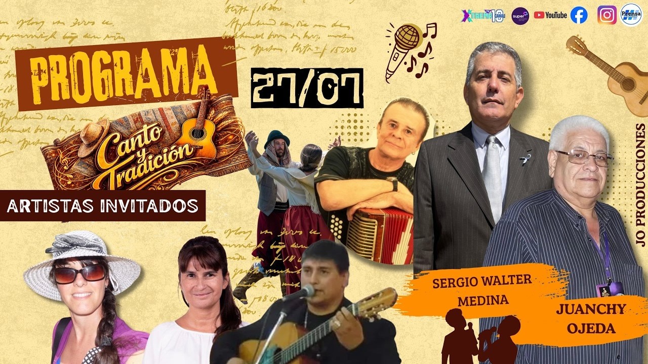 Canto y Tradición | Abelino Cantos, Marina Lara, Herencias Norteñas y Rebeca Tacite | Programa 27/07