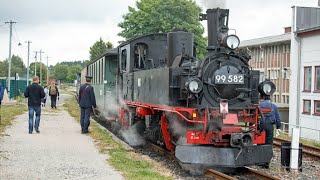 preview picture of video 'Museumsbahn Schönheide - Rangierfahrten in Stützengrün'