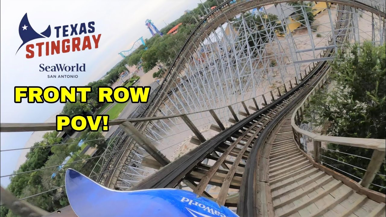 SeaWorld San Antonio Texas Stingray Front Row POV 2023!