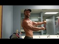 Physique update posing/flexing - crazy pumped added some carbs back to my diet
