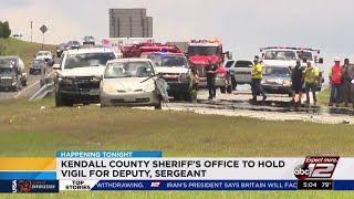 Prayer vigil to honor 2 fallen Kendall County sheriff's deputies