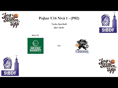 Skuru Basket (P02) mot Eskilstuna Basket - 2017-10-07