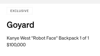 Things Real Kanye Fans Should Know About | The Robot Face Backpack