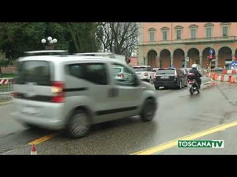 2021-02-01 FIRENZE - TRAFFICO IN TILT PER LAVORI NUOVA TRAMVIA