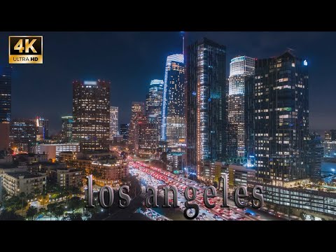 Wonderful Los Angeles 4K Aerial time lapse