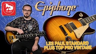 Video thumbnail for EPIPHONE LES PAUL STANDARD PLUS TOP PRO VINTAGE by PopMusicRu