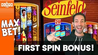 🎰First Spin BONUS on Seinfeld 😜✦ NEW Psychedelic BONUS ✦ BCSlots #AD