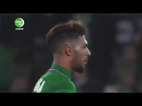 l'international Gabonais, Dénis Bouanga élu meilleure joueur de son club l'As Saint-Étienne...