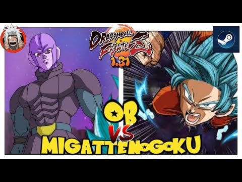 DBFZ OB vs MigattenoGoku - (GokuBlack, Hit, A16) vs (GokuSSB, GokuUI, Hit) Ver 1.31