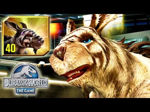 NEW VIP PROCOPTODON MAX LEVEL 40 (JURASSIC WORLD)
