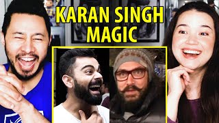 AAMIR KHAN & VIRAT KOHLI Having Their Minds Blown by KARAN SINGH MAGIC | Reaction by Jaby & Achara! video