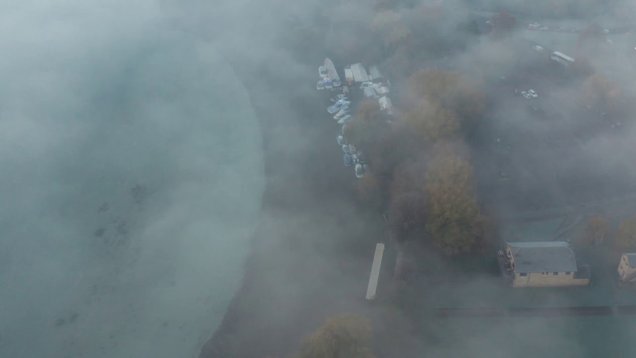 DJI Mavic 2 Pro video in freezing fog - YouTube