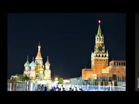 Moskau-Der Rote Platz  abends