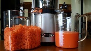 Omega VSJ843RS Juicer - Pure Carrot Juice