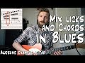 Mix BLUES Licks With Chords | 12 bar blues + TABS