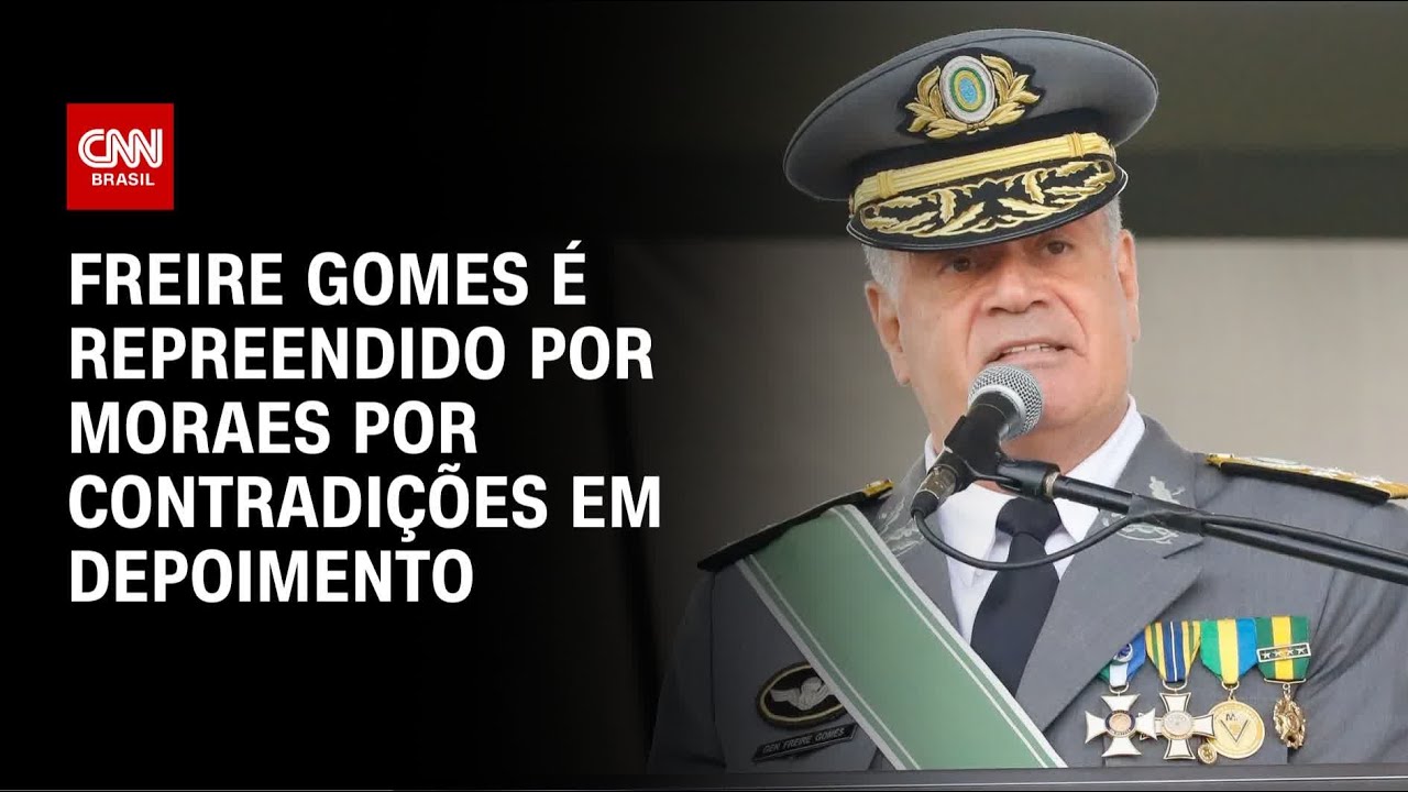 Alexandre de Moraes confronta Freire Gomes por contradições | CNN PRIME TIME