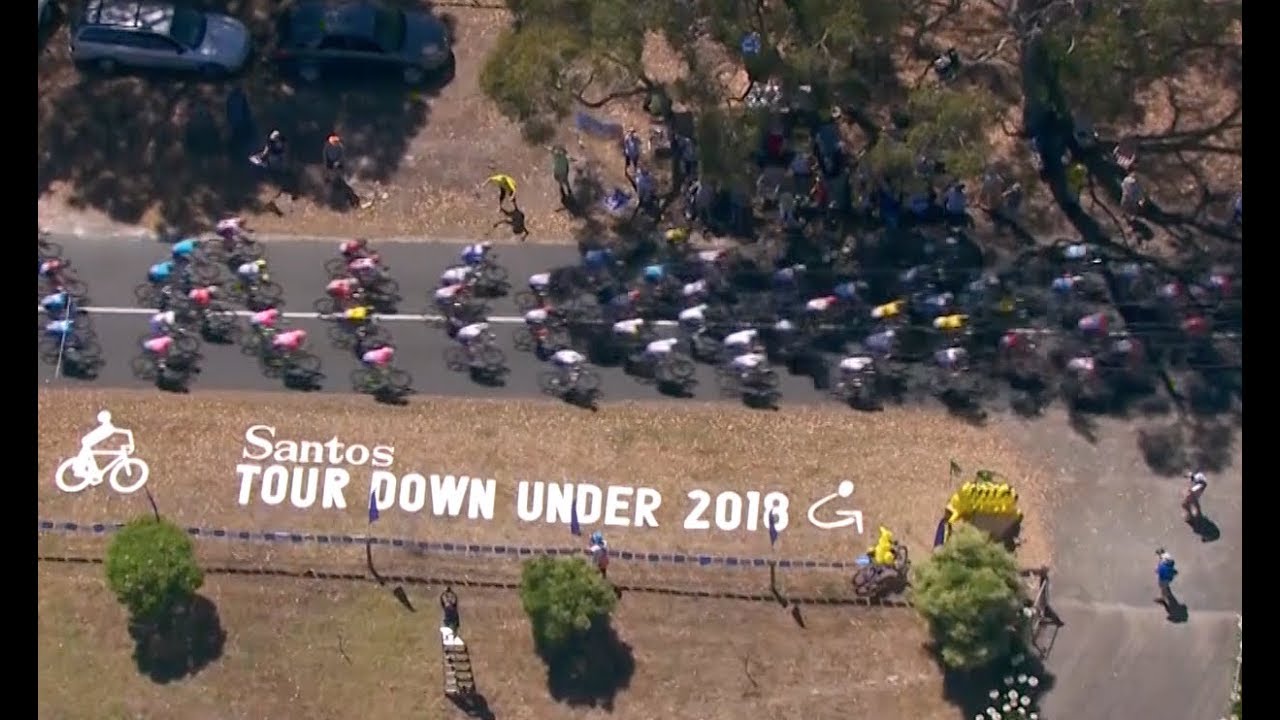 Tour Down Under 2018 stage two highlights - YouTube