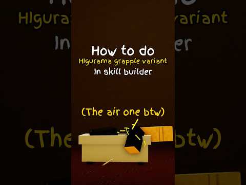 Grapple variants tutorial for skill builder 🫶 #jjs #roblox #robloxedit #jujutsushenanigans #custom