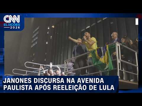 André Janones fala na Paulista após reeleição de Lula; veja íntegra | CNN Eleições